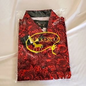 NWT mens red button down